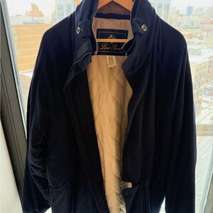 Loro Piana Men's Icer Dark Navy Blue Jacket